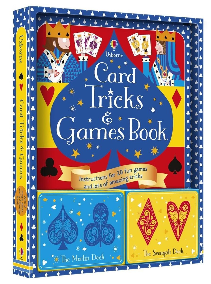 【正版正貨】Card Ticks & Games Book (Book with 2 packs of cards)
