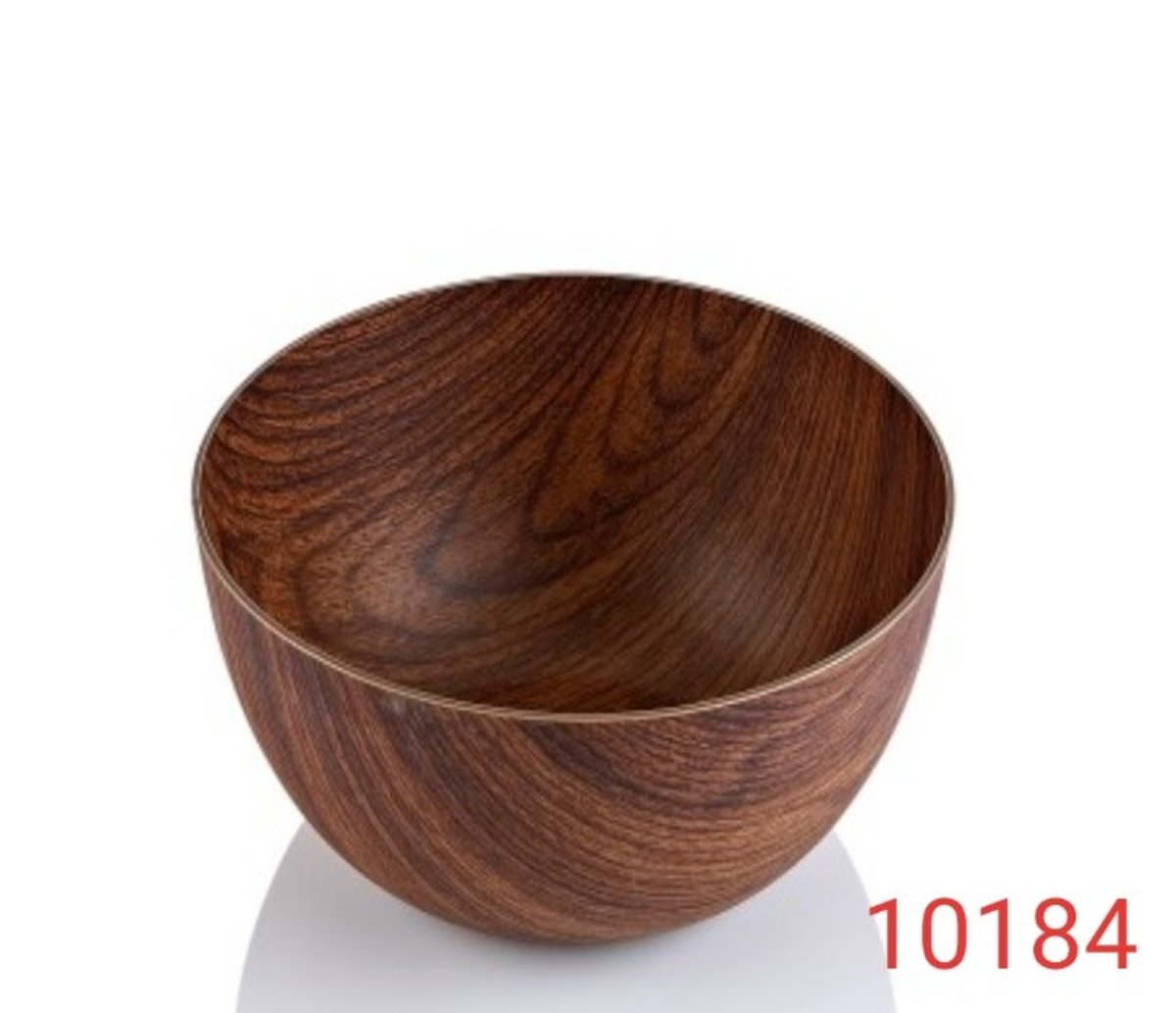 Evelin 木紋圓形碗 PS物料生產, 衛生耐用易清洗   24x10.5cm 土耳其 (10184M)