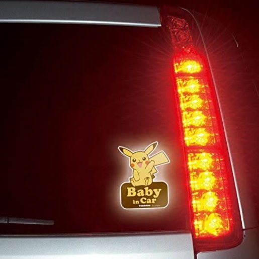 Pokemon Go Japan Richell Pokemon Baby In Car Pokemon Sticker Pokemon Safety Reflective Sticker Hktvmall The Largest Hk Shopping Platform