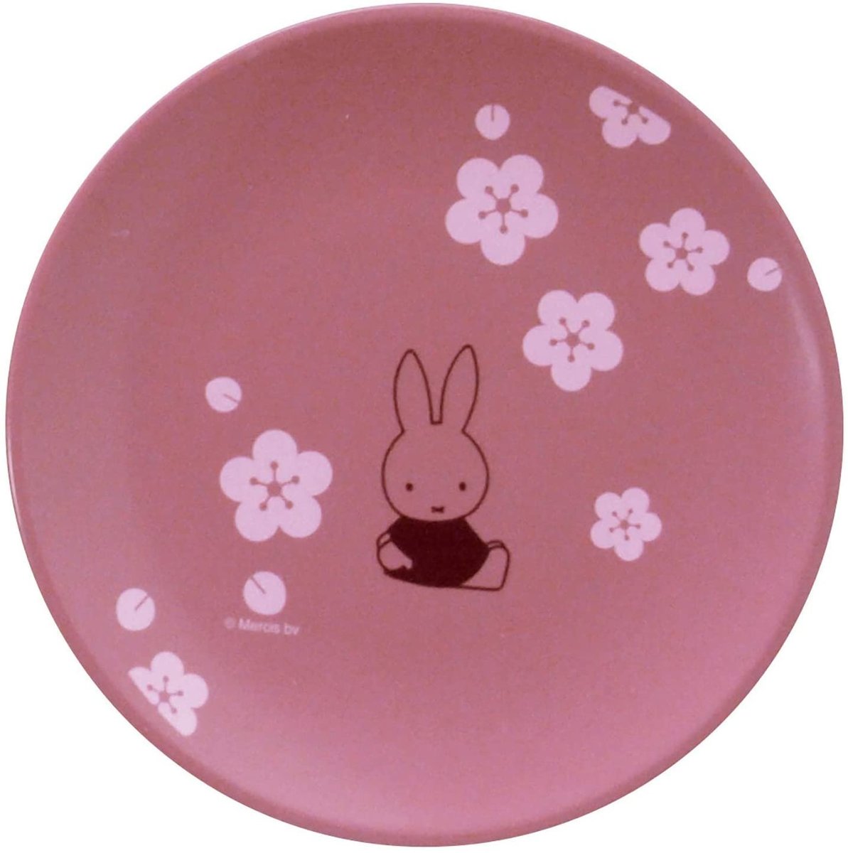 Japan Miffy plate Mini Dish Lacquer Plum Scarlett Miffy Mini Soy Sauce Plate Parallel Import
