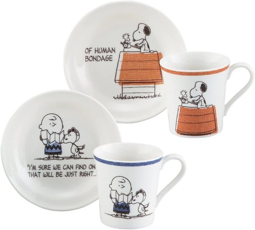 Peanuts Snoopy Made In Japan Peanuts Snoopy Mug And Plate Set Snoopy Plate Mug Set Of 2 Snoopy Morning Mug Plate Plate Pair Set With Presentation Box Recommend As Gift