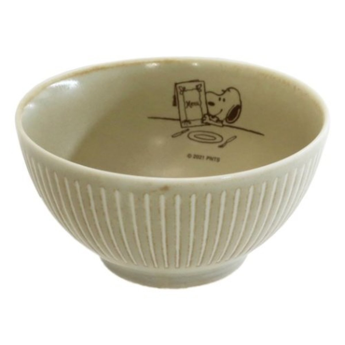 Made in Japan MinoYaki Peanuts Snoopy Rice Soup Tea Bowl porcelain (with Gift Box) (Parallel Import