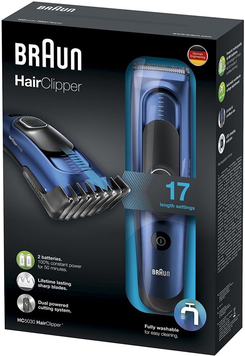 Braun | Hair Clipper HC5030 Trimmer- The ultimate Braun haircut experience,  with 17 cutting lengths | HKTVmall The Largest HK Shopping Platform