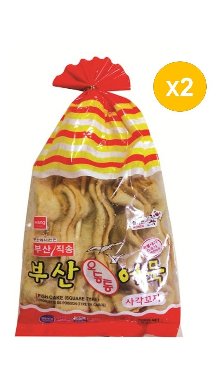 (優惠孖裝300g*2包)韓國釜山魚糕串附湯包 (急凍-18°C)