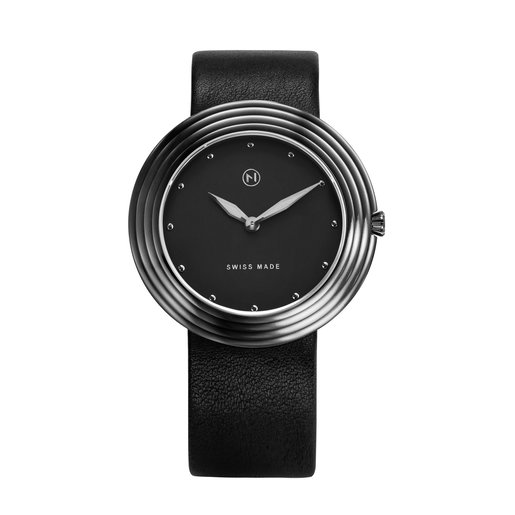 swiss watch black