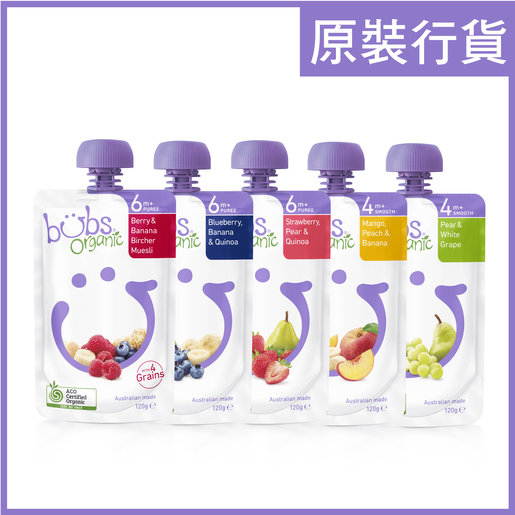 bubs organic pouches