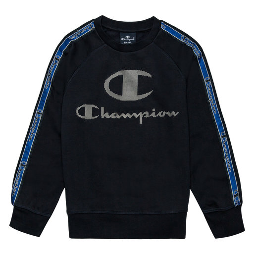 champion tape script crew sweatshirt