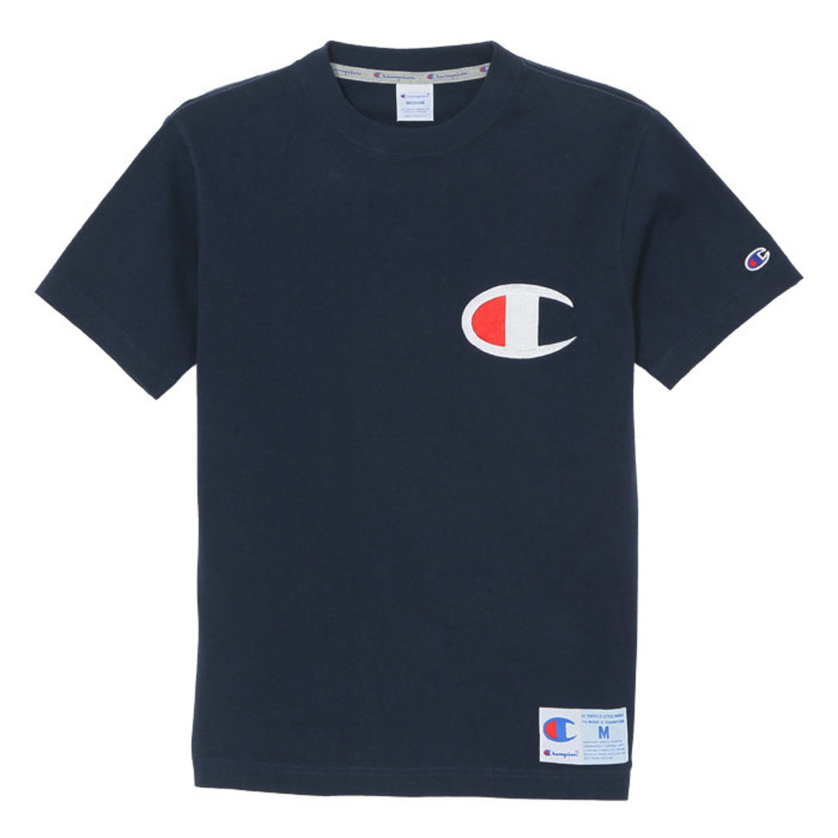 Navy Champion T-Shirt Size L