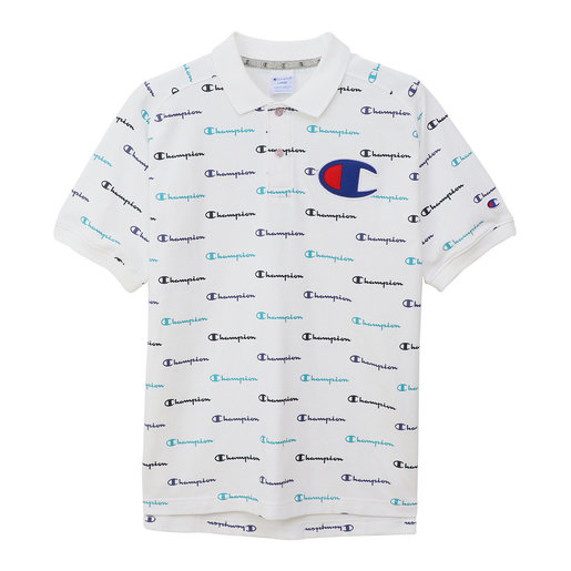 champion shirt with logo all over