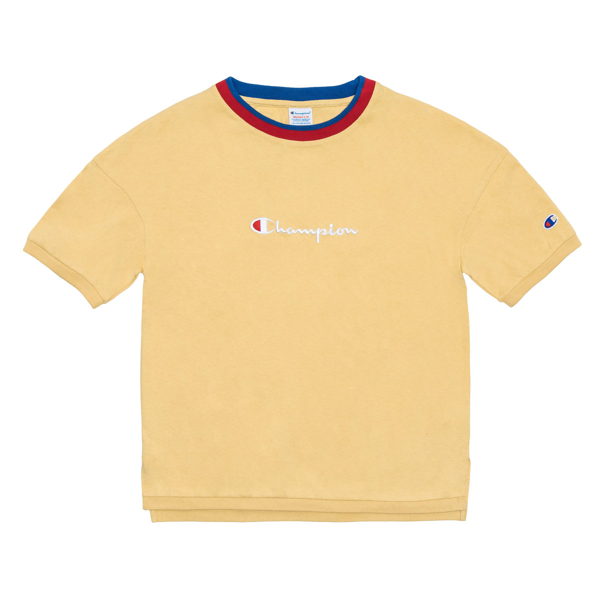 beige champion t shirt