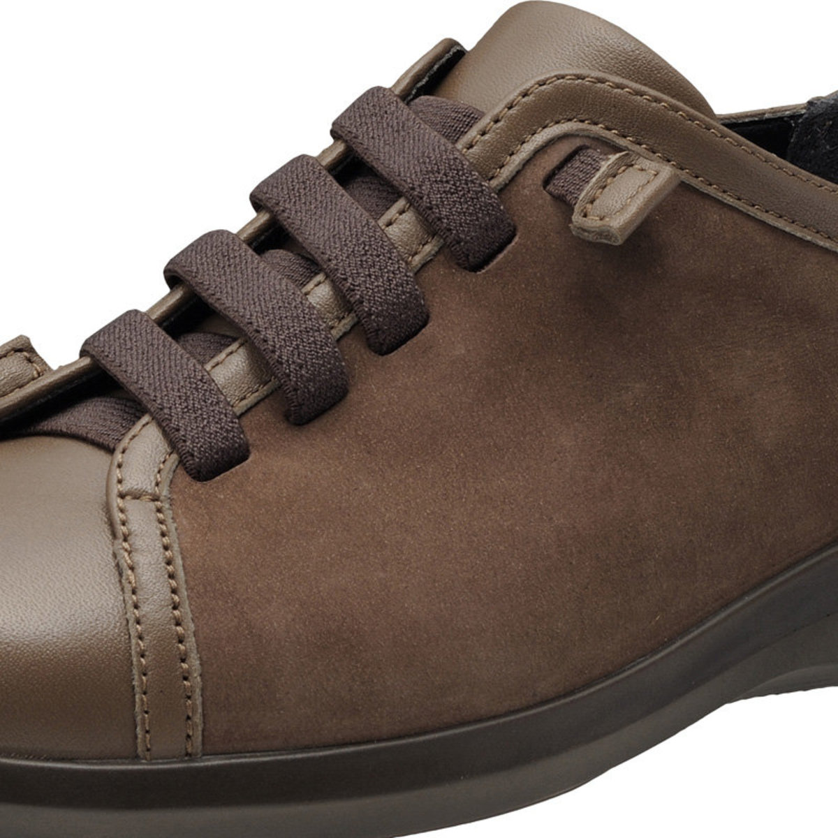 leather casual trainers