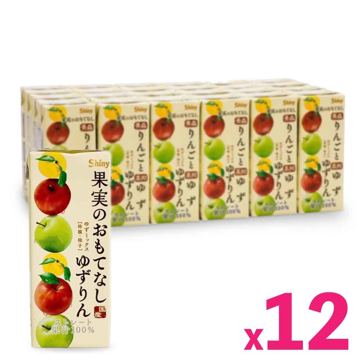 Aplex Shiny 日本蘋果柚子果汁12包 0ml Hktvmall 香港最大網購平台