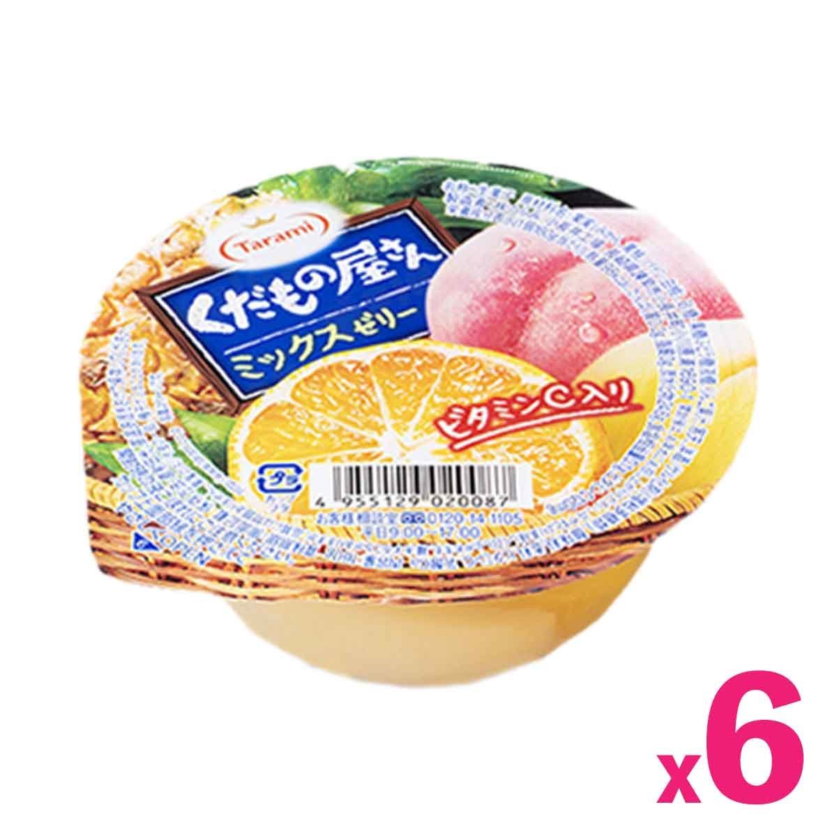 Tarami Tarami Fruit House Juicy Jelly Mix Fruit 160g X 6pcs Hktvmall Online Shopping