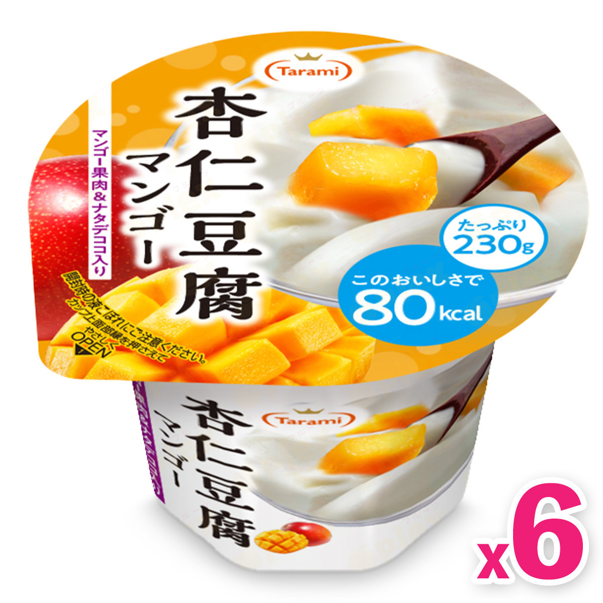 Tarami Tarami 杏仁豆腐 芒果味 230g X 6件 香港電視hktvmall 網上購物