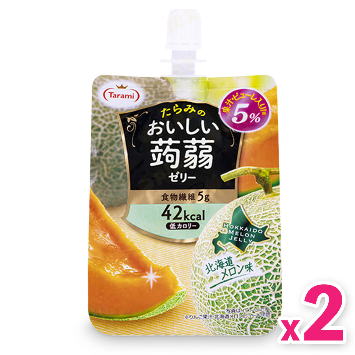 Tarami Konjac Jelly 150g Yubari Melon X 2 Packs Lowcal Hktvmall Online Shopping