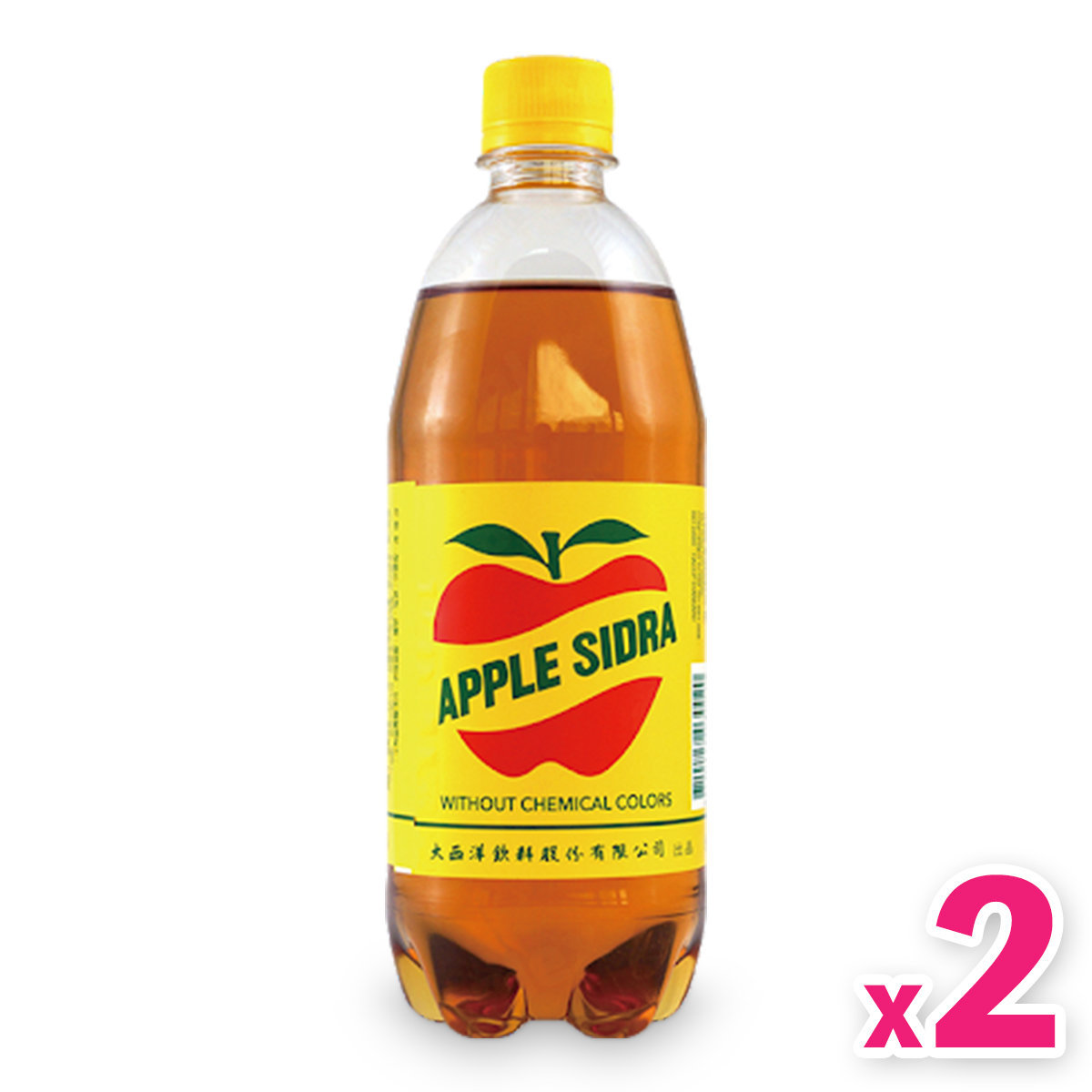 台灣蘋果西打 (600ml) x 2支 #台灣經典 #蘋果梳打