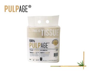 Pulpage 100% 純竹漿衛生紙4卷裝 (非獨立包裝) [優惠8條裝] 4卷裝 x 8條