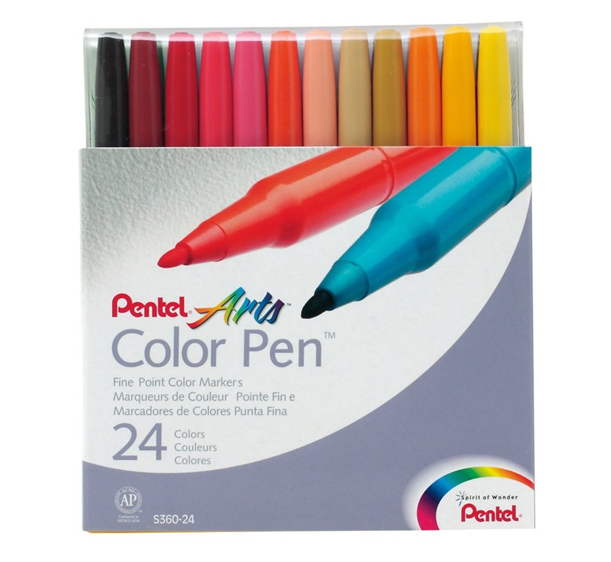 Pentel 彩色筆24色套裝