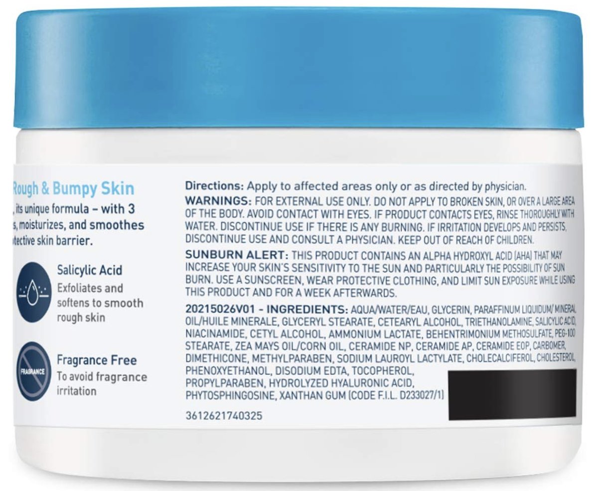 cerave salicylic acid body cream