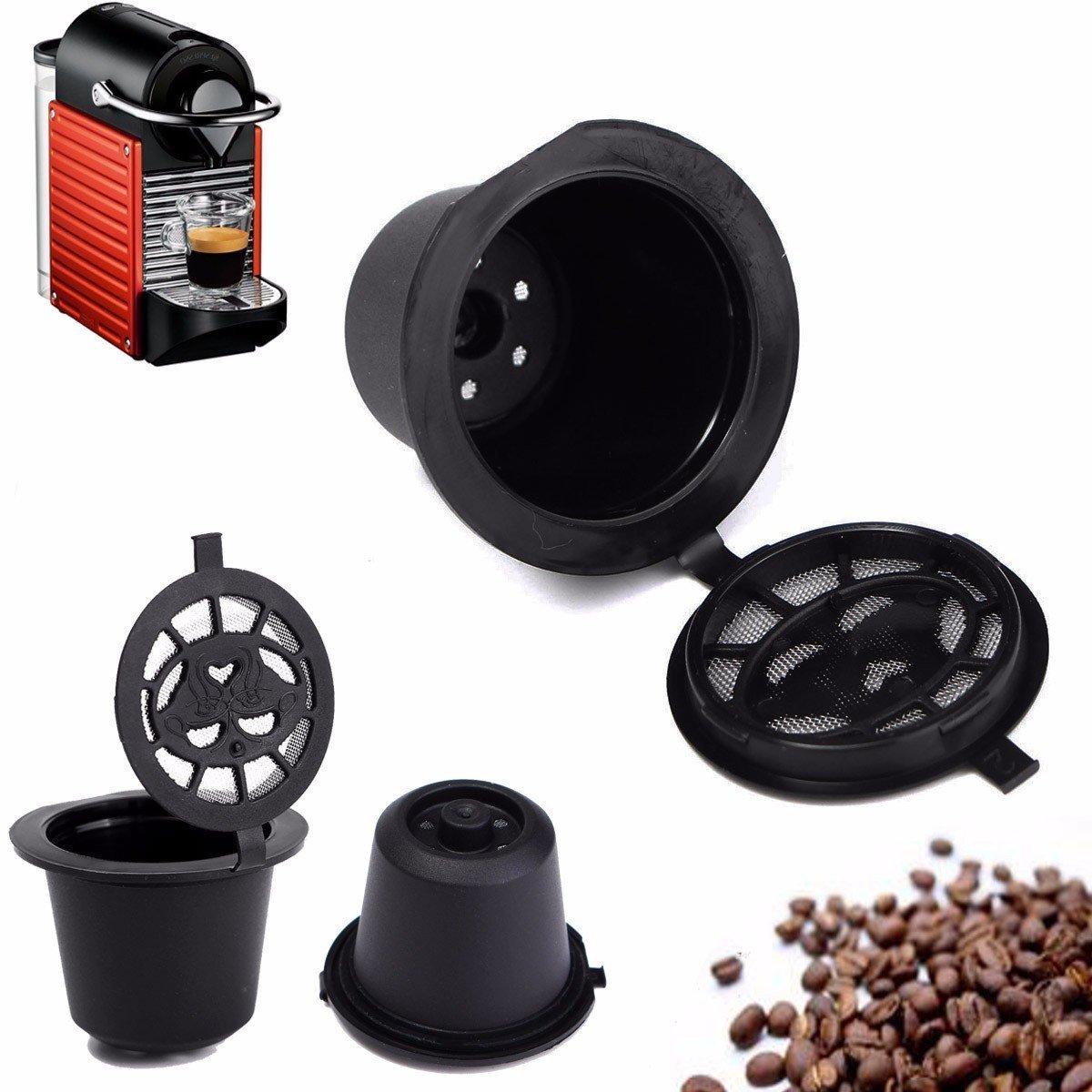 Reusable Nespresso Capsules, Refillable 