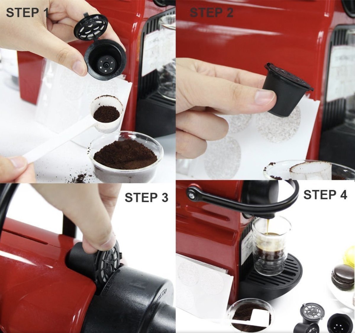 Reusable Nespresso Capsules, Refillable 