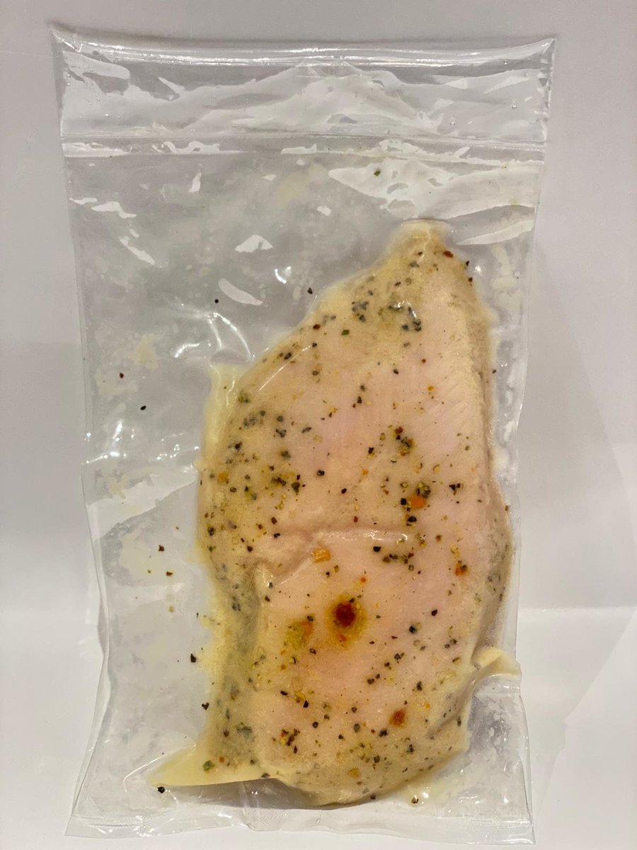 食物研究所 - 慢煮美國無激素雞胸(香檸) (急凍-18°C)
