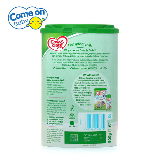 cow and gate newborn milk