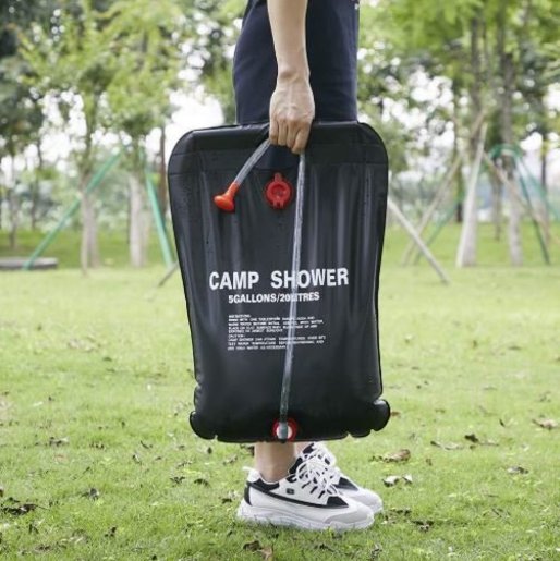 solar camp shower bag
