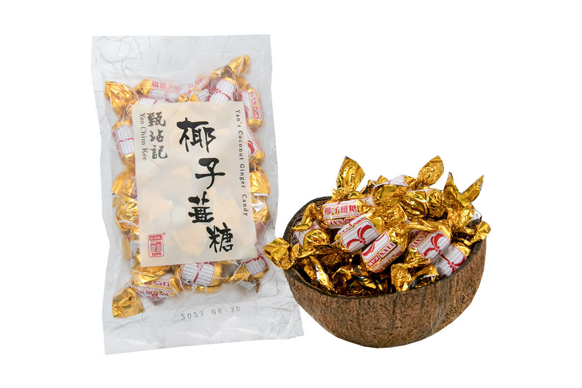 Yan Chim Kee | Coconut Ginger Candy (100g x 3 bags) | HKTVmall Online