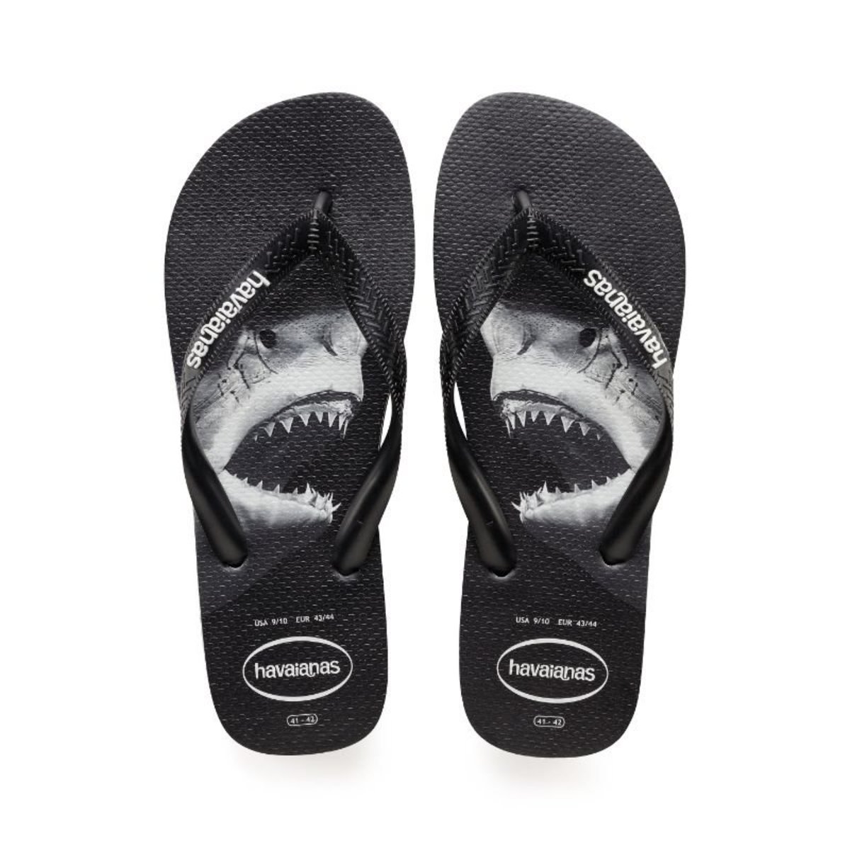 black and white havaianas