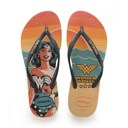 ladies gold havaianas flip flops