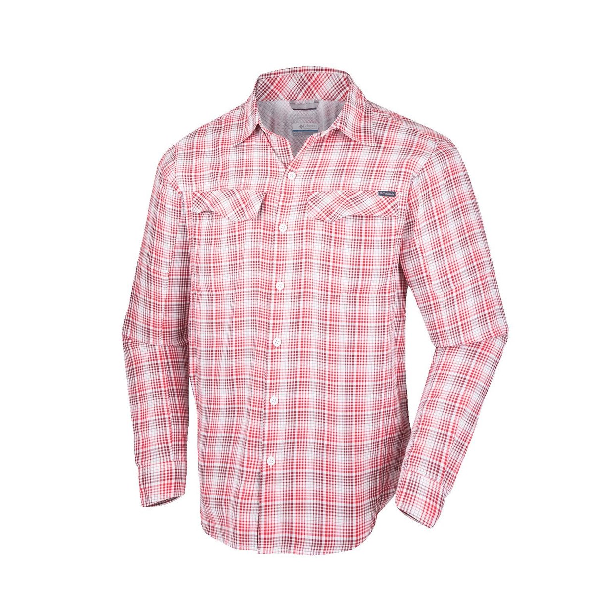 columbia silver ridge plaid long sleeve shirt