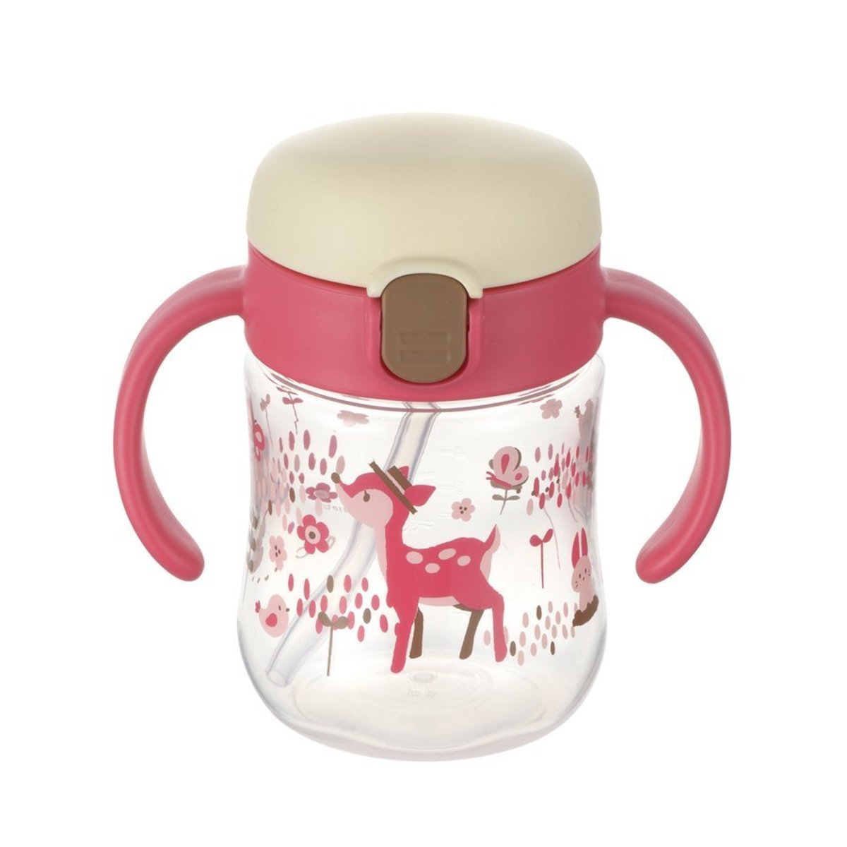 Deer straw drinking cup 200ML--parallel import