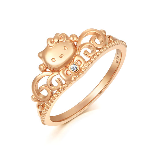 kitty diamond ring