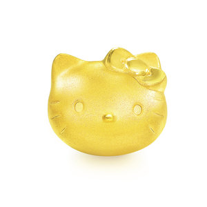 Sanrio characters 「Hello Kitty」足金串飾 (不連手繩)