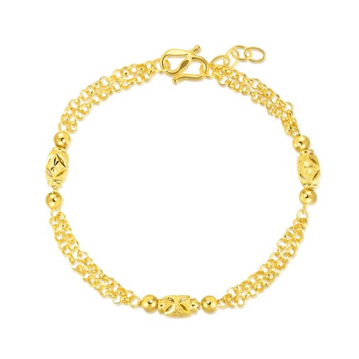 24k gold bracelet worth