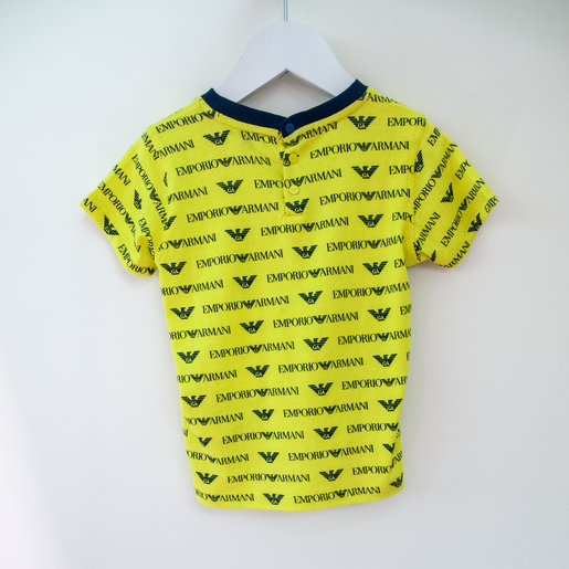 armani t shirt green