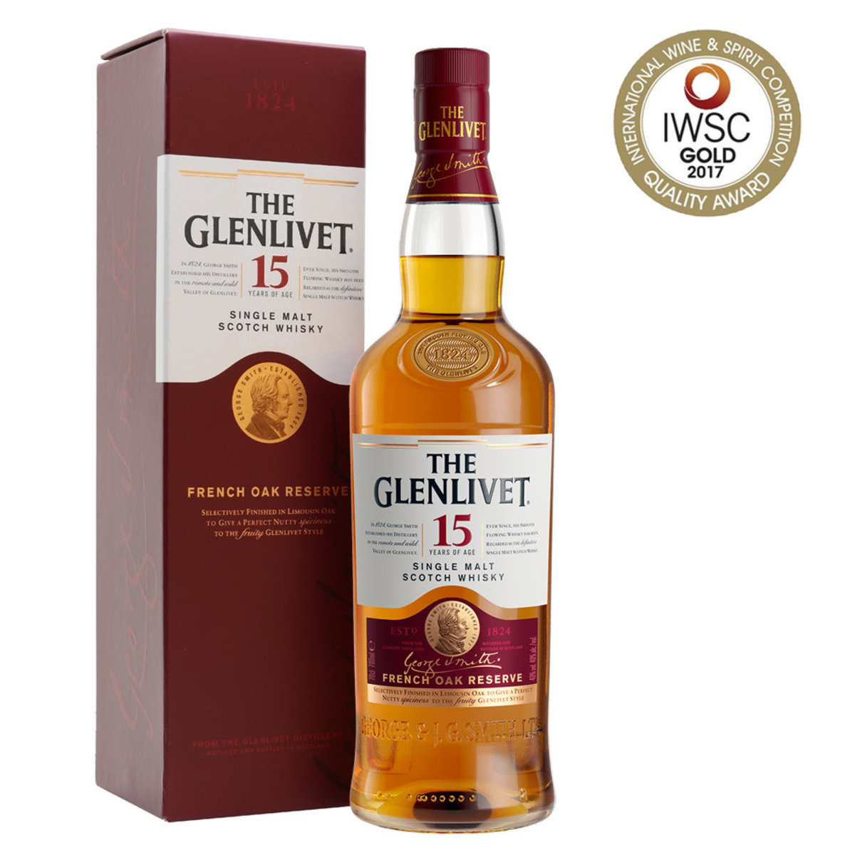 格蘭利威| The Glenlivet 15年單一純麥威士忌700ml | HKTVmall 香港