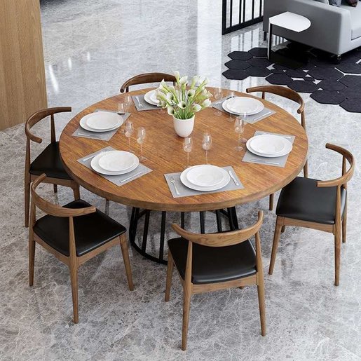 Round Table And Four Chairs, Jade Boutique Dining Chairs