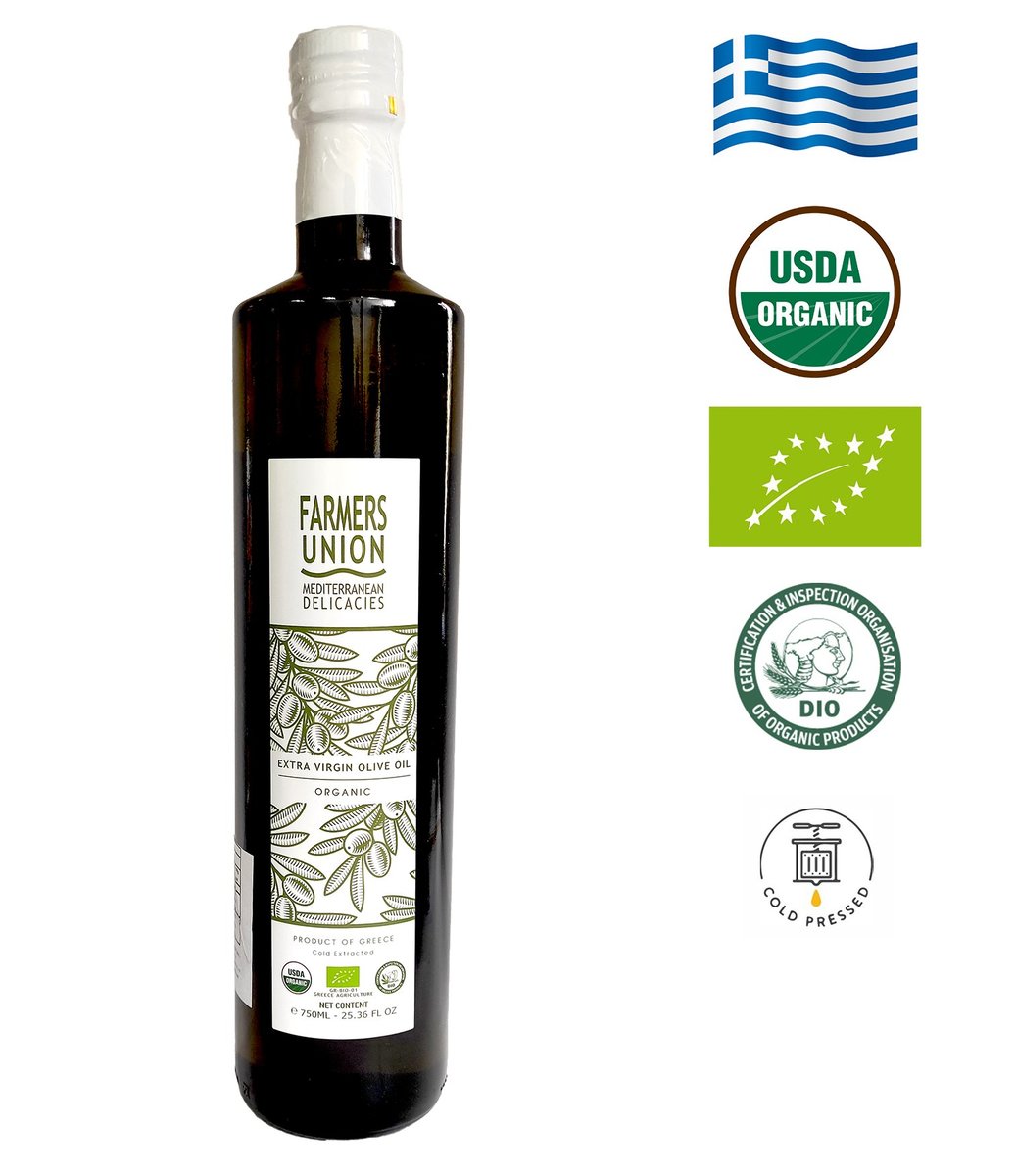Oragnic Extra Virgin Olive Oil (Cold Extracted) - 750ml [01/Dec/2025]