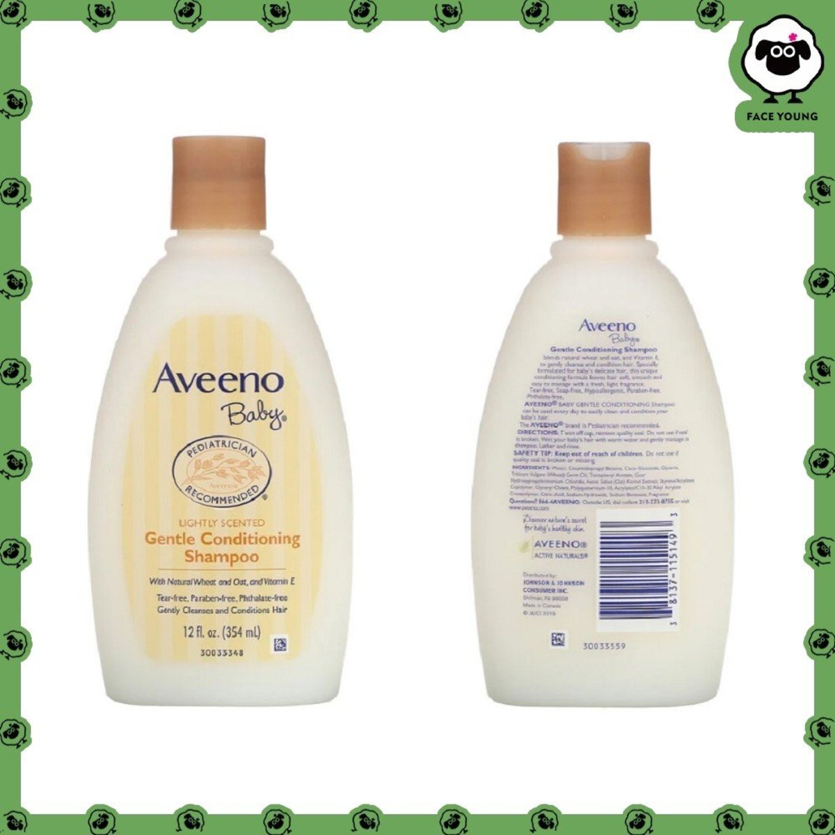 aveeno gentle conditioning shampoo