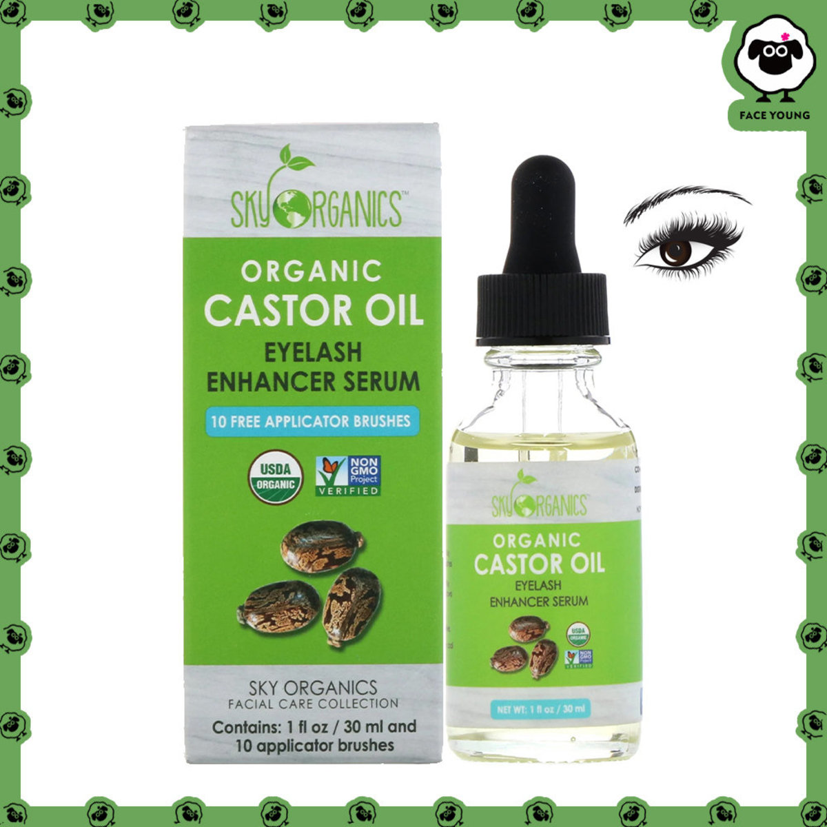 castor oil face serum