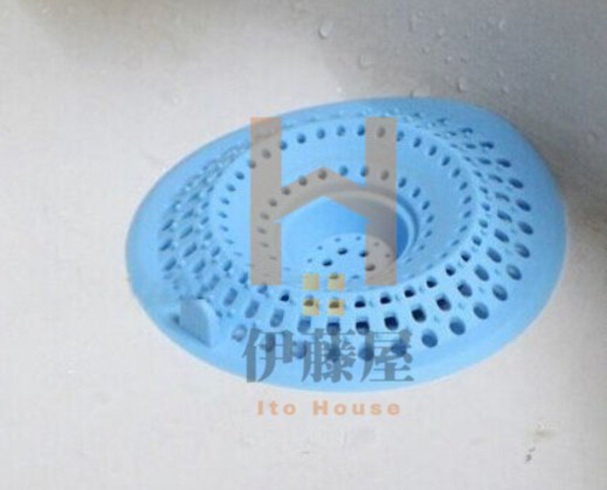 Km 日本品牌km矽膠頭髮過濾網排水口防塞網下水道過濾器12cm 1枚入 顏色 藍色 Hktvmall 香港最大網購平台
