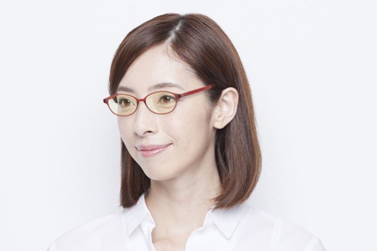 JINS Blue light 40 cut glasses Color Coral HKTVmall The