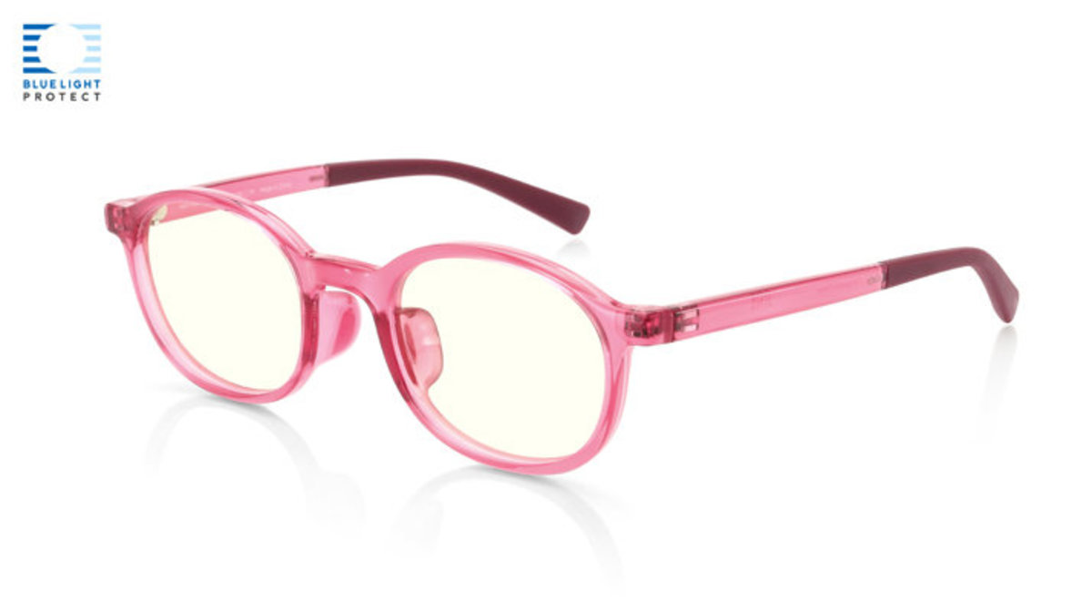 JINS | Blue light 25% cut glasses（kids） | Color : Pink | HKTVmall