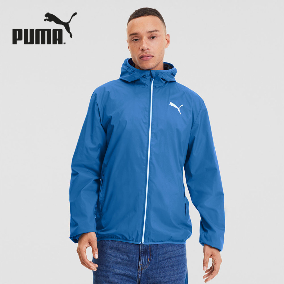 Buy > puma essentials solid windbreaker > in stock