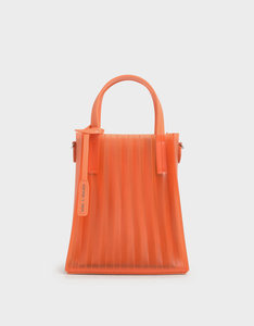 charles and keith translucent bag