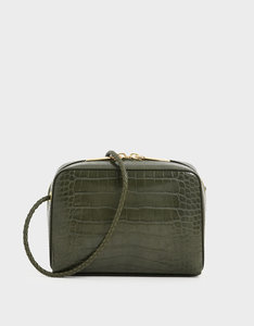 charles and keith two tone chain top handle bag