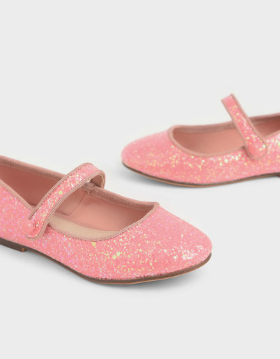 girls pink flats
