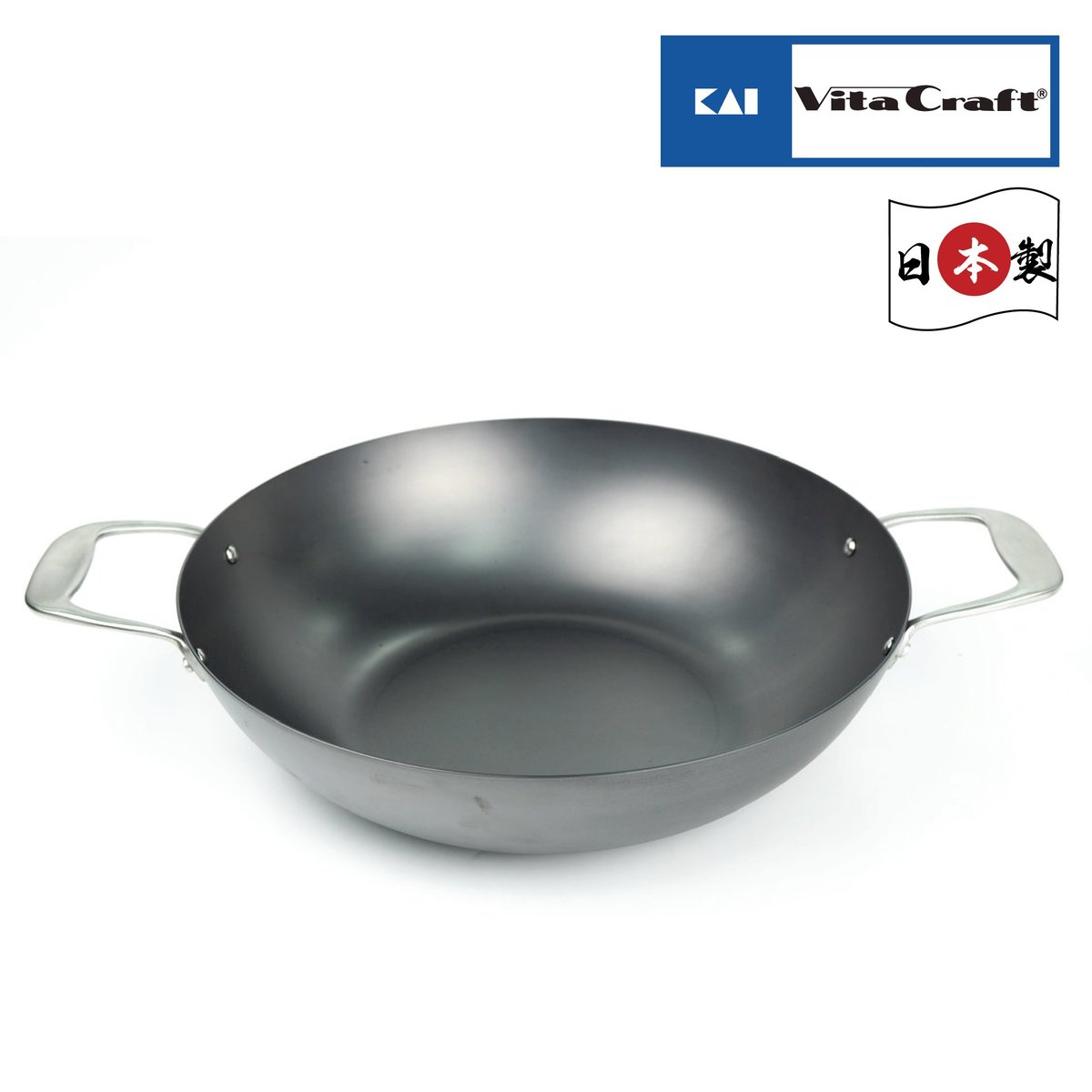 Vita Craft | 日本製SUPER IRON 雙柄鐵炒鍋33CM | HKTVmall 香港最大